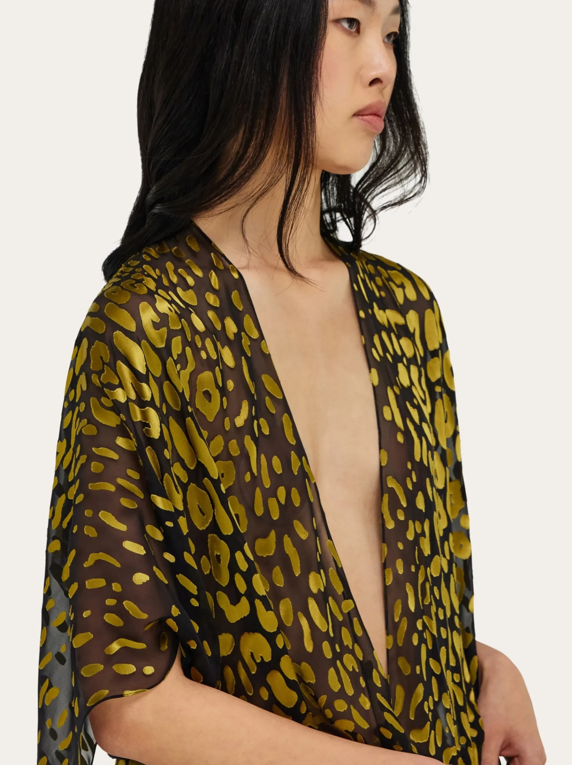 Silk and viscose dress - Women
