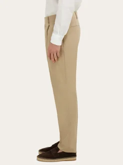 Silk and wool tailored trouser - Men