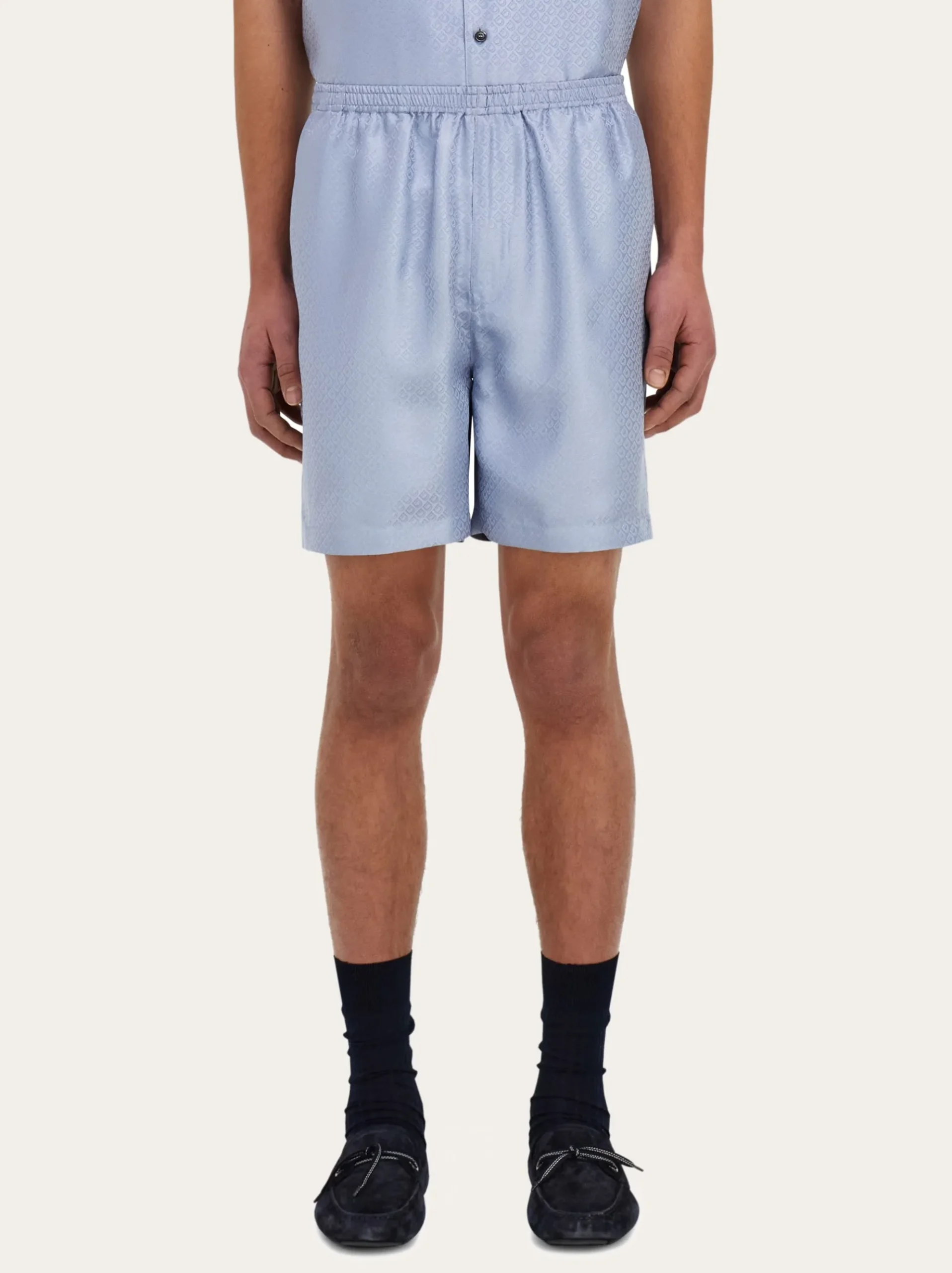 Silk Bermuda shorts - Men