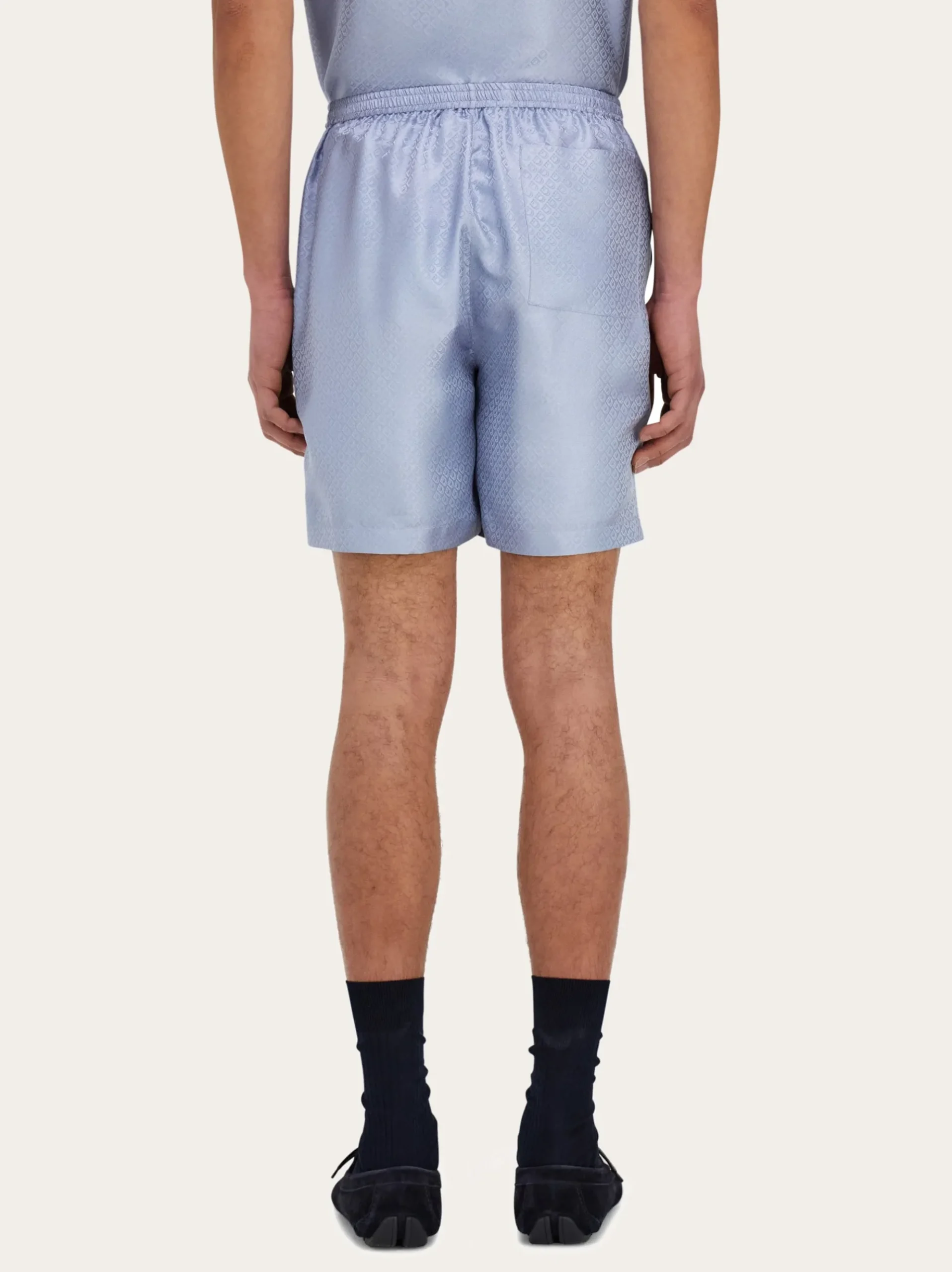 Silk Bermuda shorts - Men