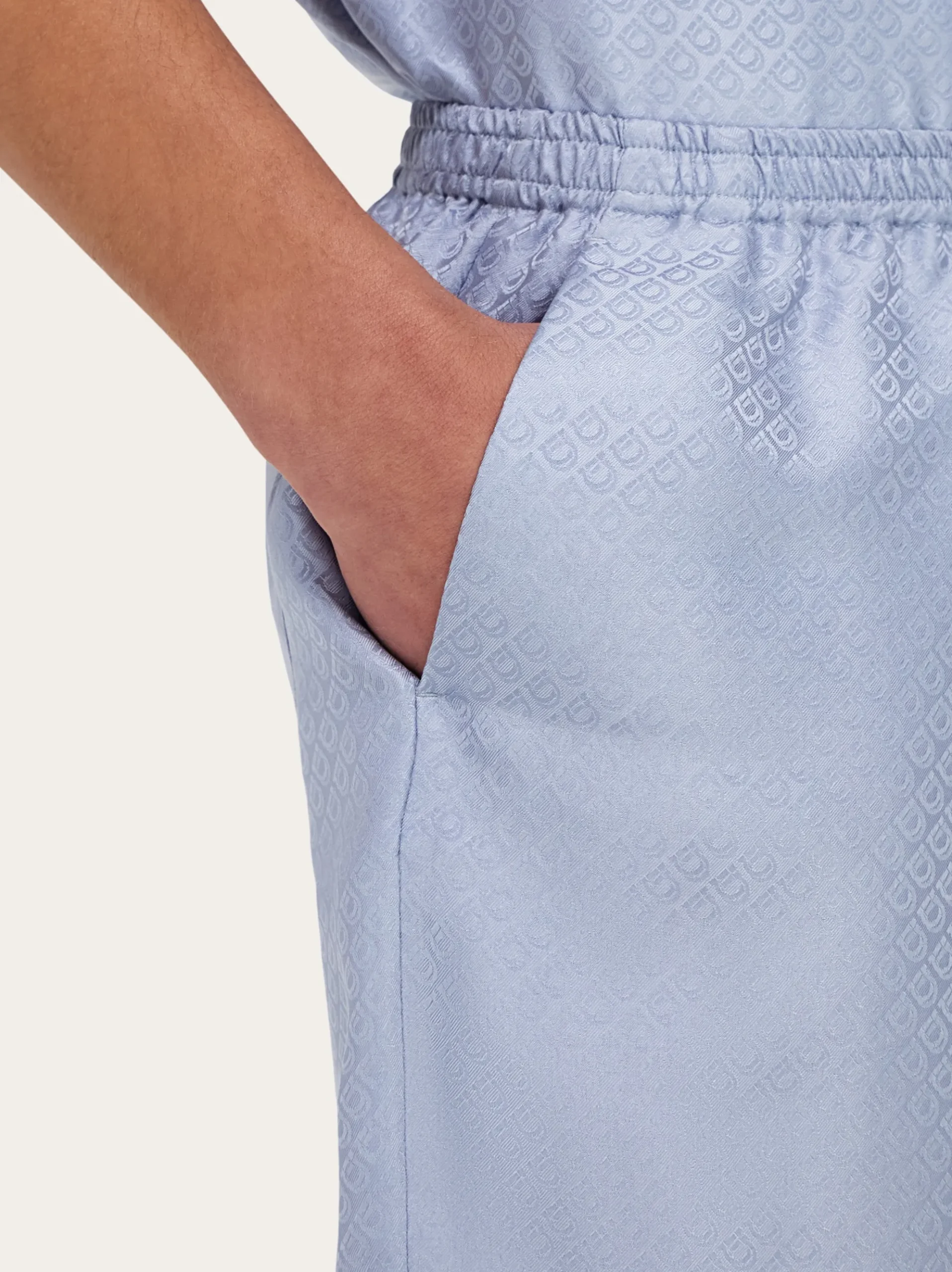Silk Bermuda shorts - Men