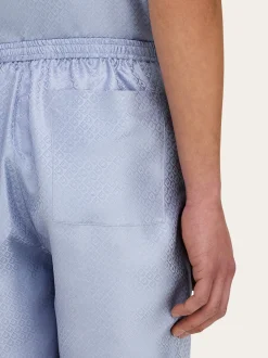 Silk Bermuda shorts - Men