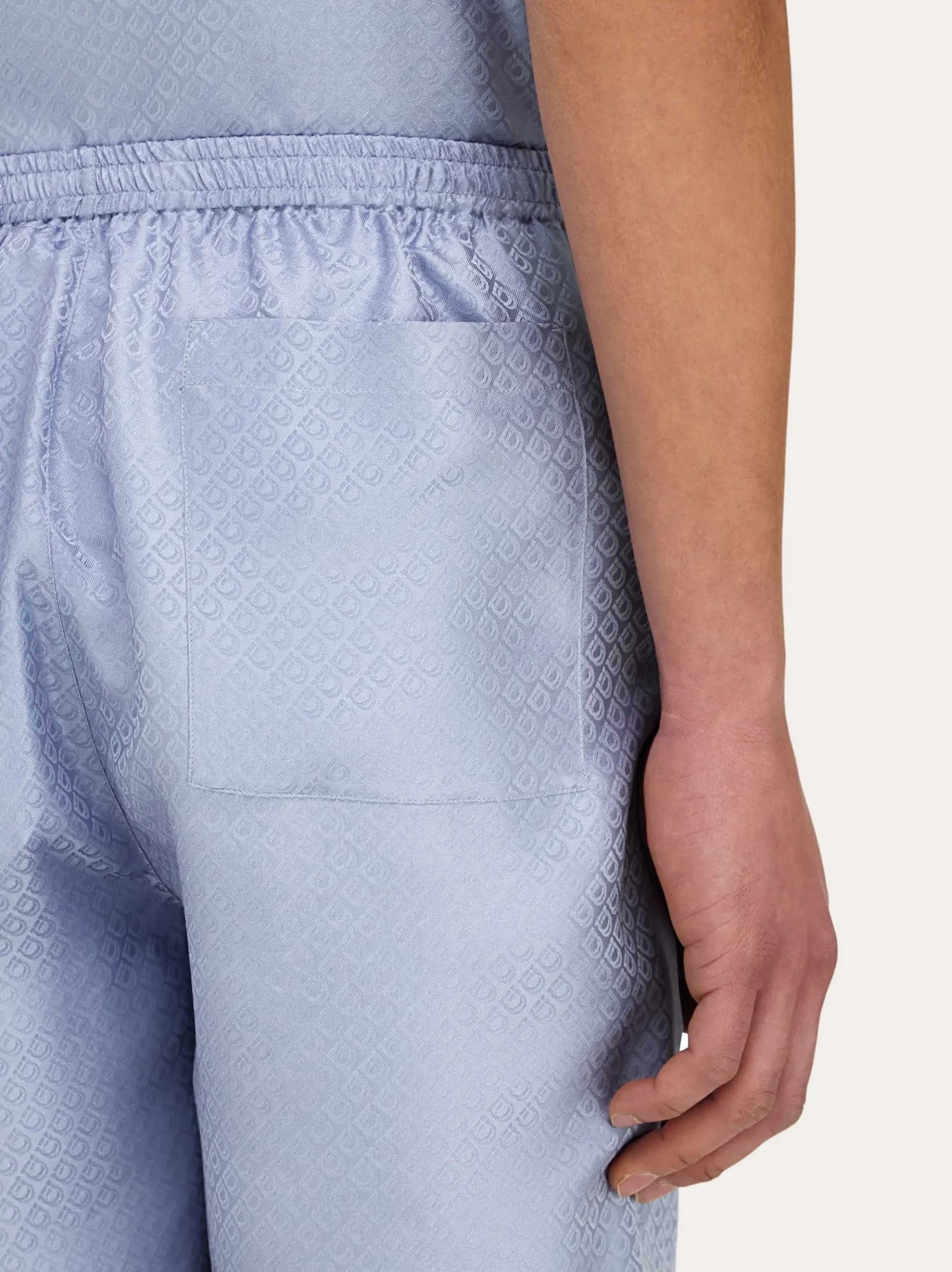 Silk Bermuda shorts - Men