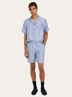Silk Bermuda shorts - Men