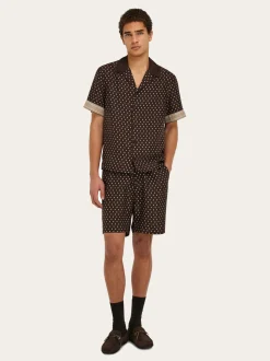 Silk Bermuda shorts - Men