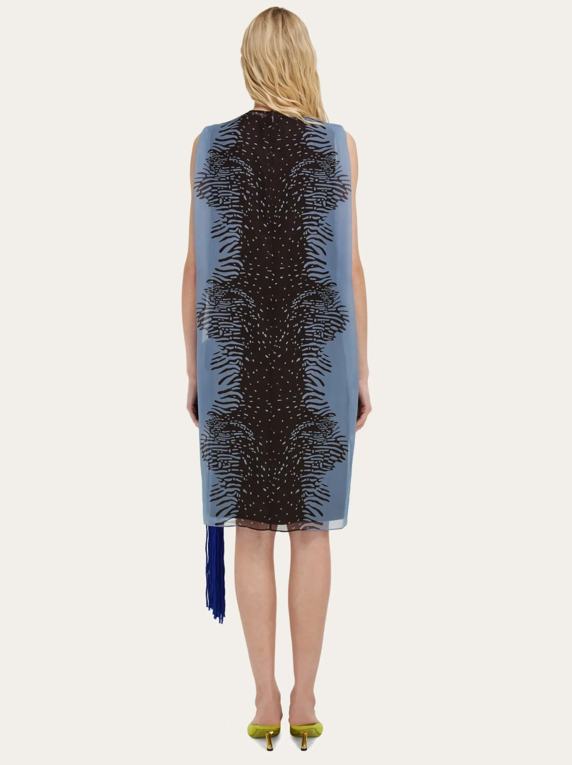 Silk dress with flower detail - Women