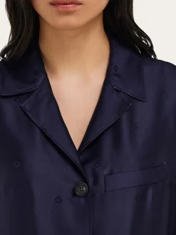 Silk shirt jacket - Women