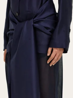 Silk shirt jacket - Women