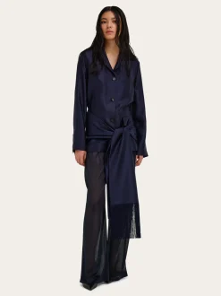 Silk shirt jacket - Women