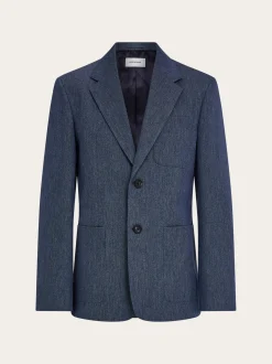 Single breasted denim blazer - Men