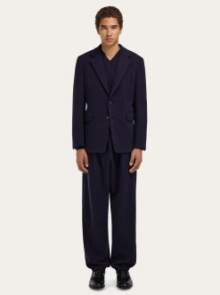 Single breasted jersey blazer - Men