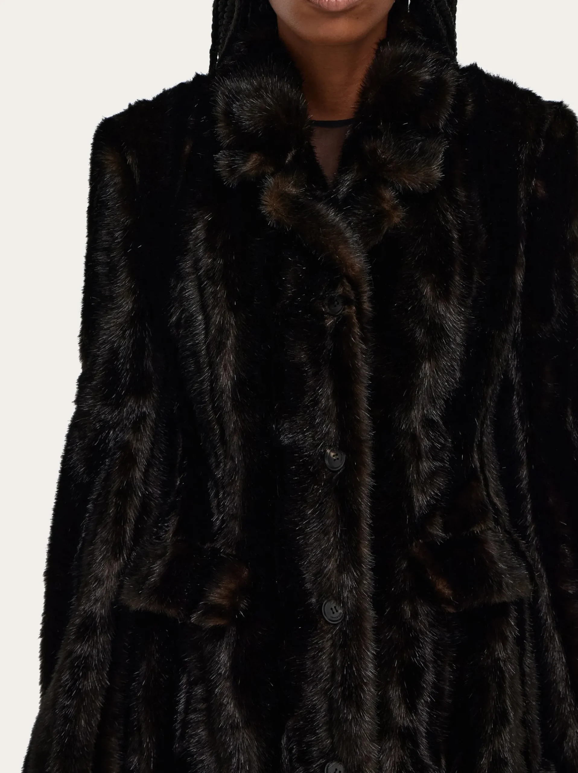 Single-breasted coat - Women