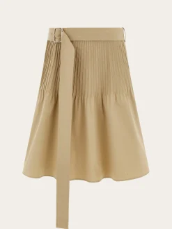 Skirt with micro detail - Women