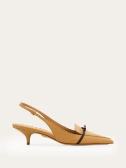 Slingback with bow mini bow detail - Women