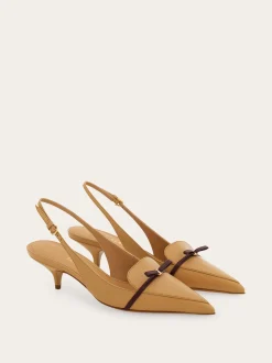 Slingback with bow mini bow detail - Women