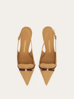 Slingback with bow mini bow detail - Women