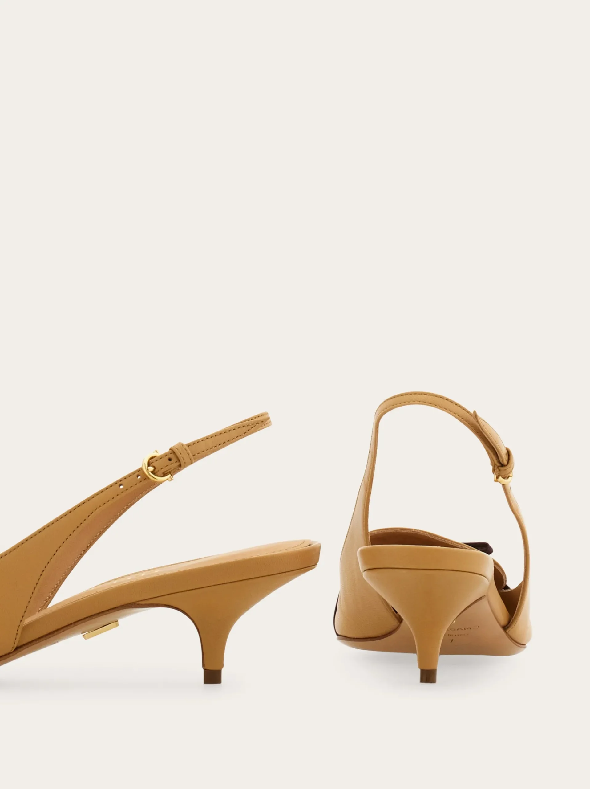 Slingback with bow mini bow detail - Women