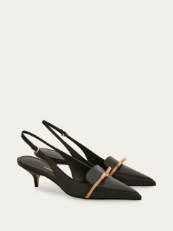 Slingback with bow mini bow detail - Women