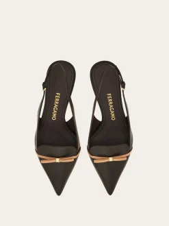 Slingback with bow mini bow detail - Women
