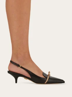 Slingback with bow mini bow detail - Women