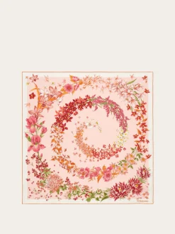 Spring print silk scarf - Women