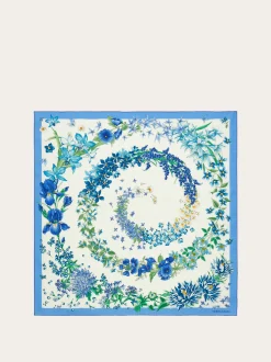 Spring print silk scarf - Women