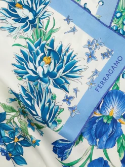 Spring print silk scarf - Women