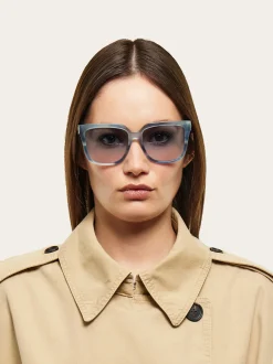 Square frame sunglasses - Women