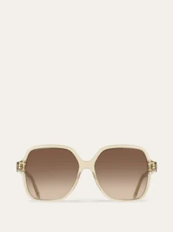 Square frame sunglasses - Women