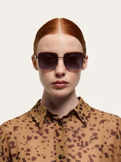 Square frame sunglasses - Women