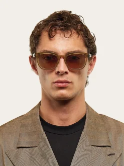 Square frame sunglasses - Men