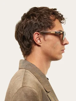 Square frame sunglasses - Men