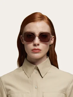 Square frame sunglasses - Women