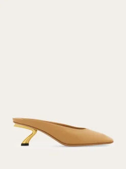 S-shaped heel mule - Women