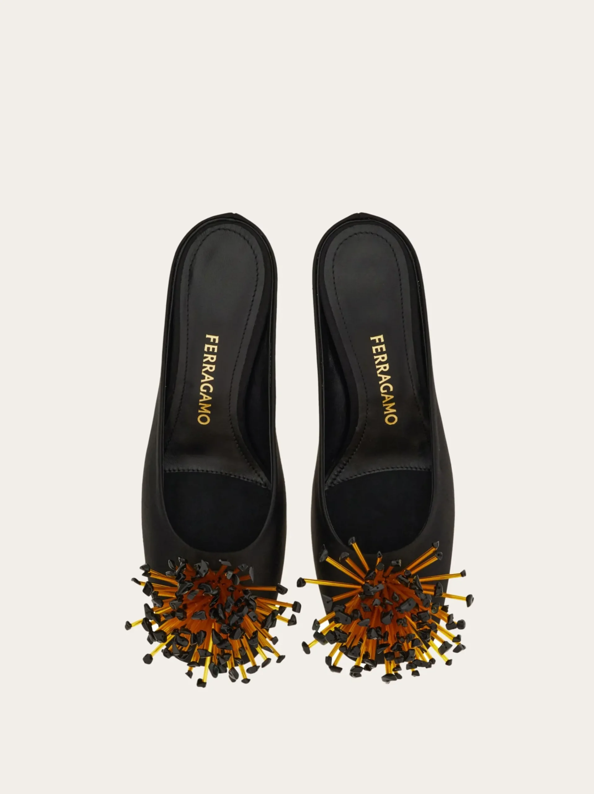 S-shaped heel mule - Women