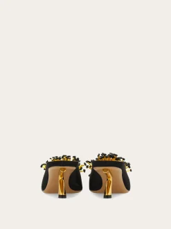 S-shaped heel mule - Women