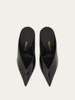 S-shaped heel mule - Women