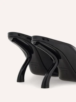 S-shaped heel mule - Women