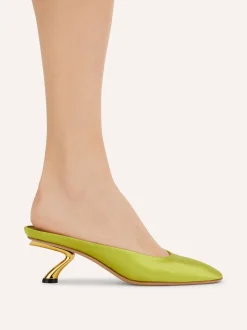 S-shaped heel mule - Women