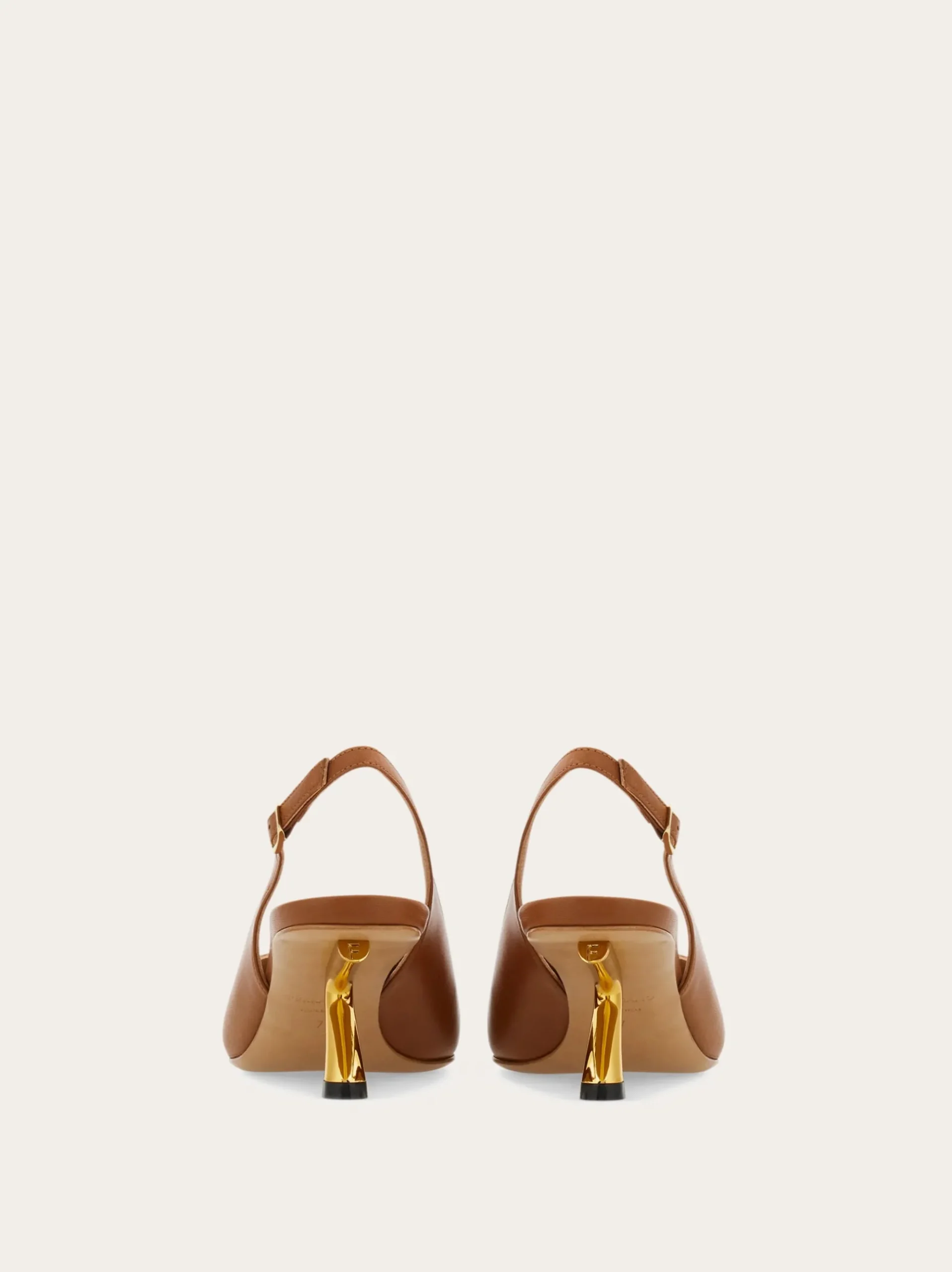 S-shaped heel slingback - Women
