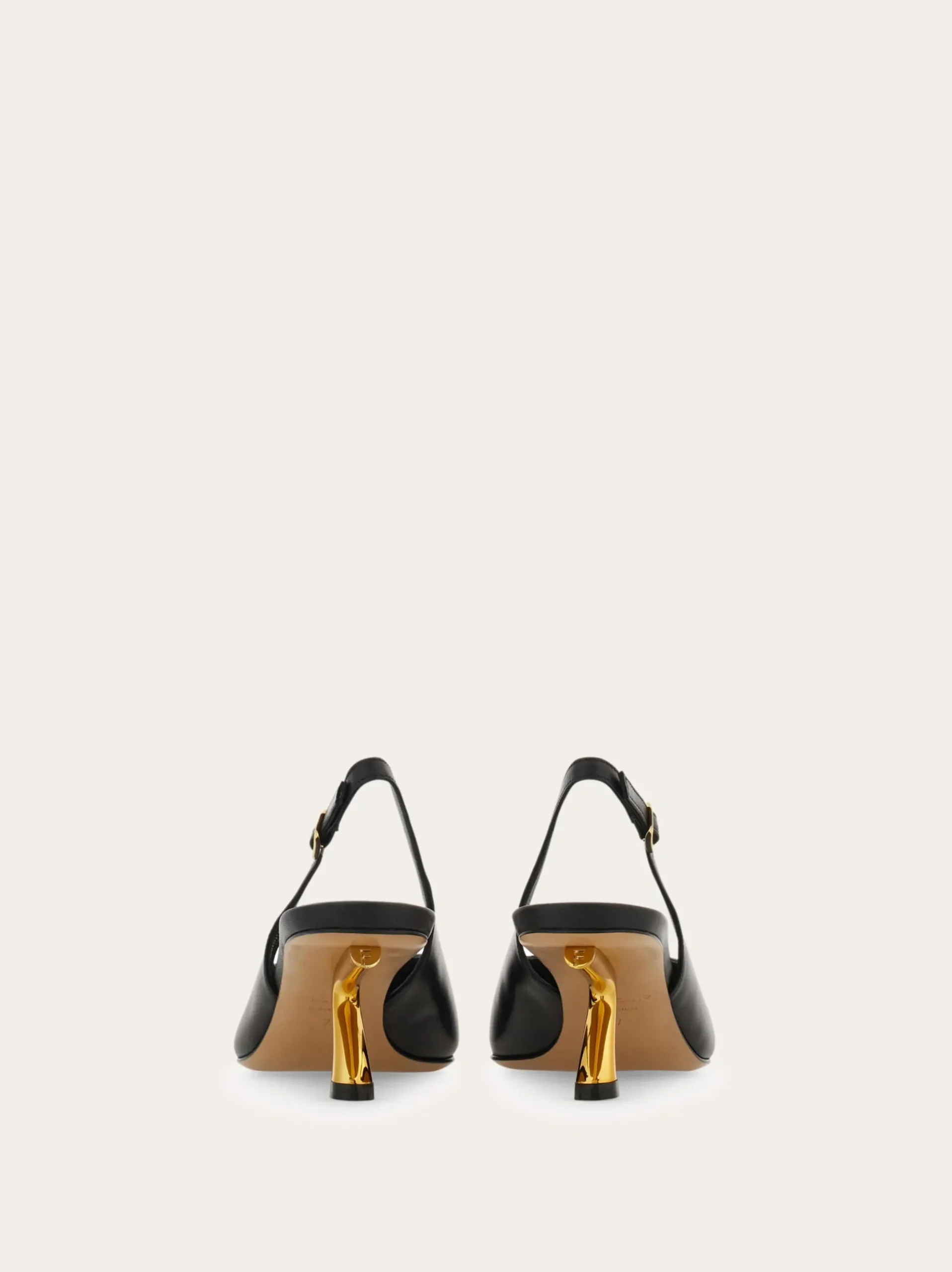 S-shaped heel slingback - Women