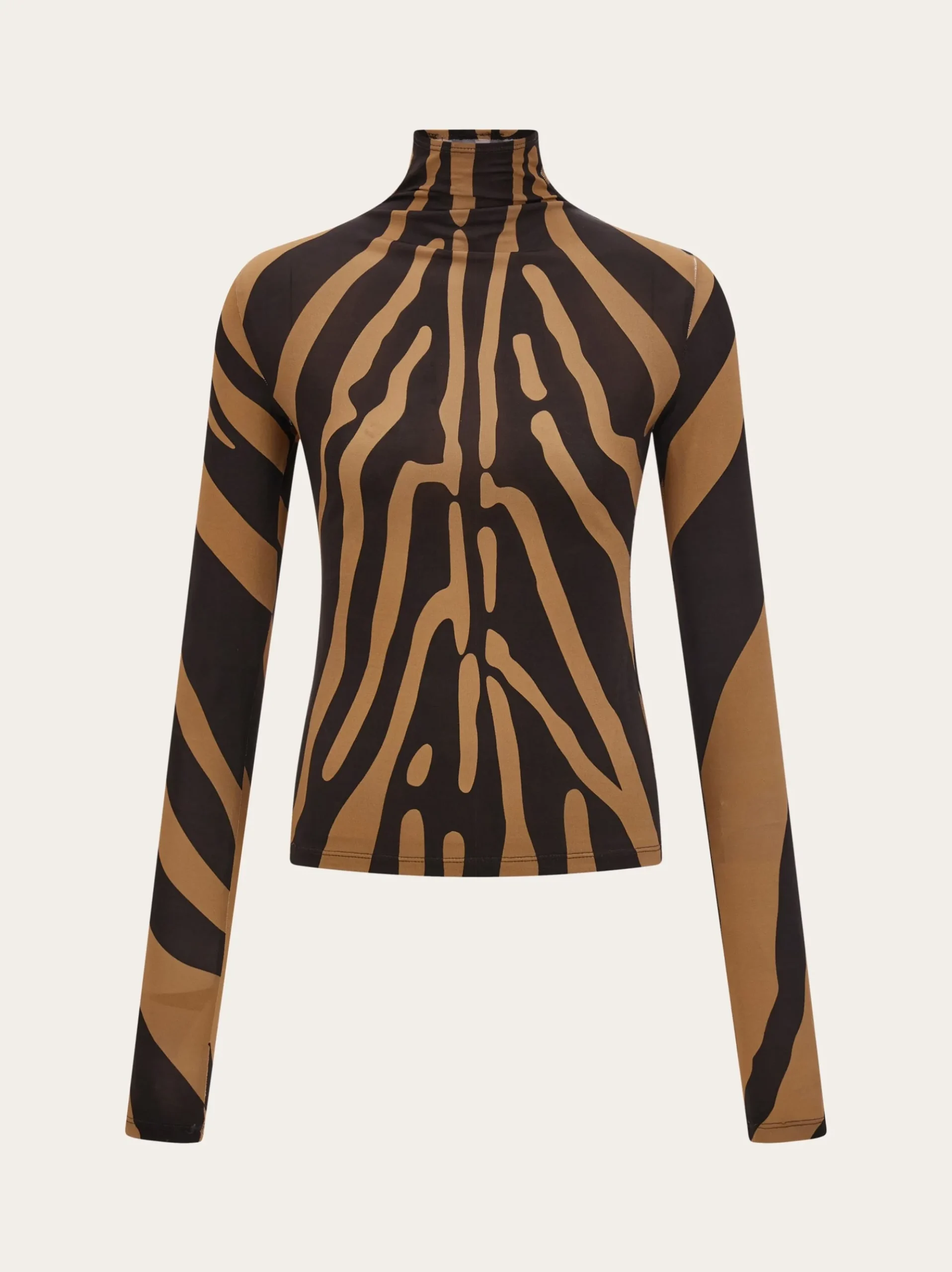 Stretch jersey turtleneck - Women