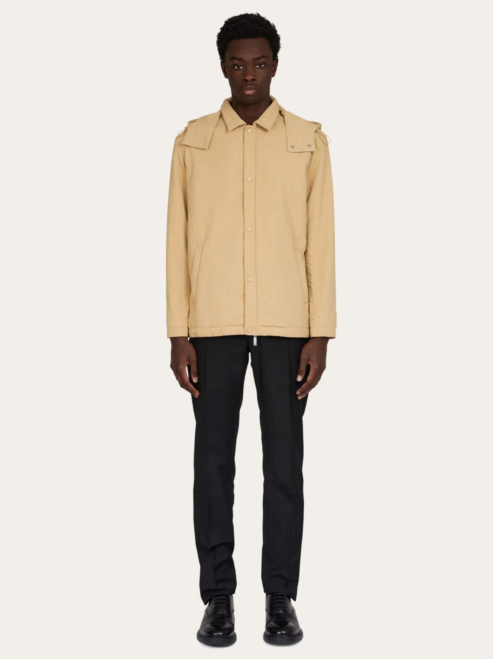 Structured nylon jacket - Men