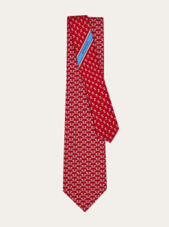 Terrier print silk tie - Men