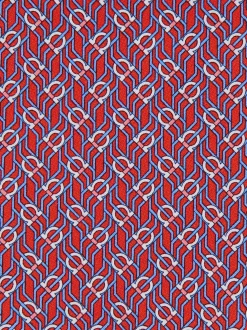 Tetris print silk tie - Men
