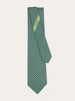 Tournament print silk tie - Men