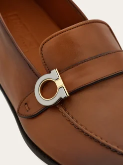 Tramezza loafer with Gancini ornament - Men
