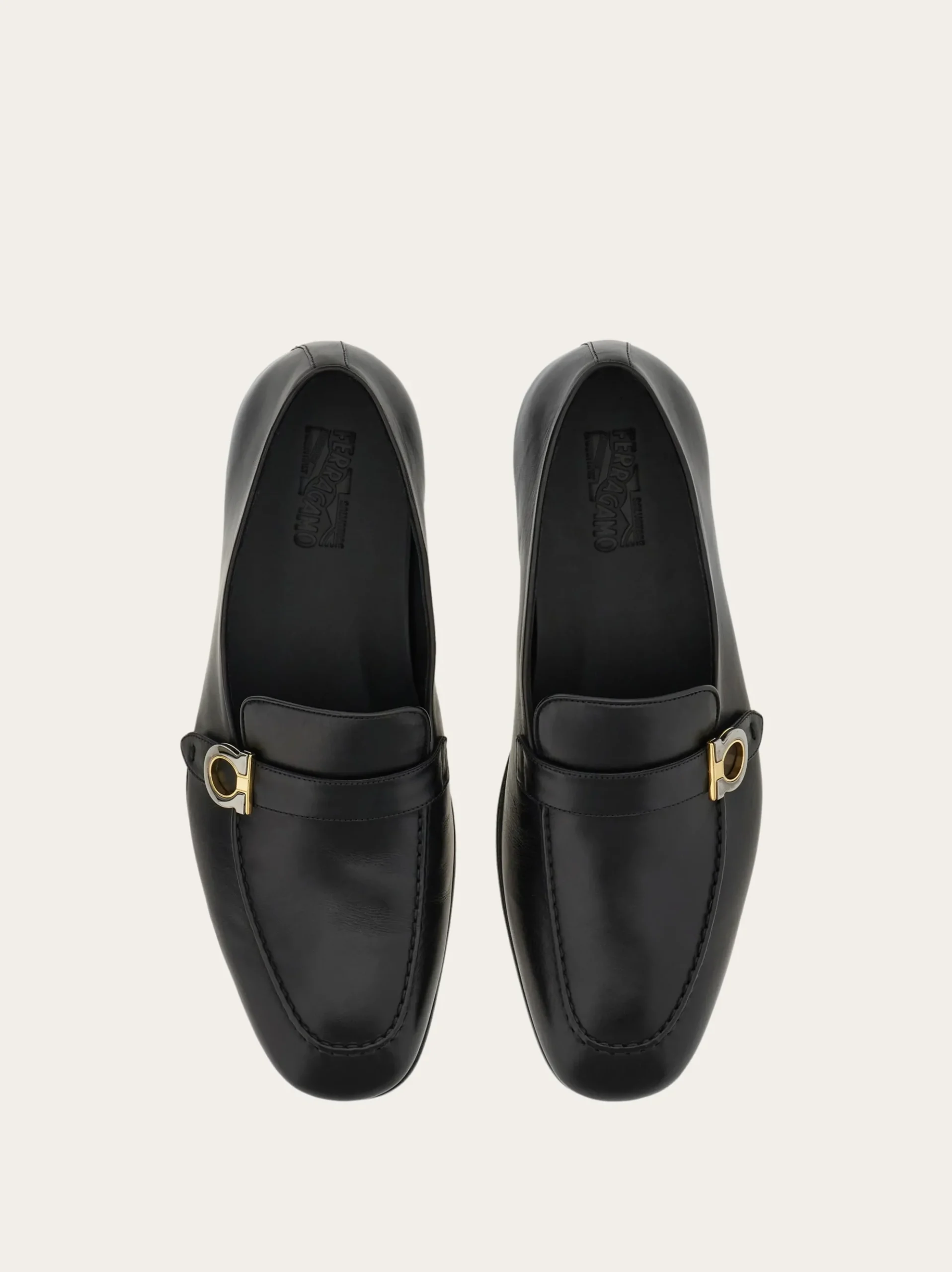 Tramezza loafer with Gancini ornament - Men