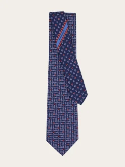 Turtles print silk tie - Men