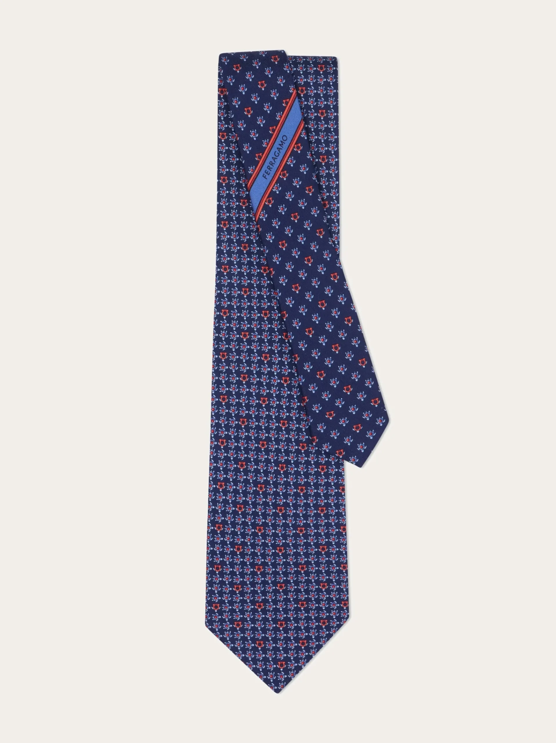 Turtles print silk tie - Men